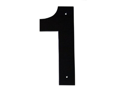Montague Metal Products Helvetica Font Individual House Number 1 3Inch