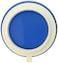 SP Ableware 745350012 Scooper Plate with Suction Cup Base Blue