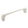 Hickory Hardware 1 Pack Solid Core Kitchen Cabinet Pulls Luxury Cabinet Handles Hardware for Doors  Dresser Drawers 334 Inch 96mm Hole Center Satin Nickel Rochester Collection