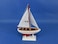 Hampton Nautical Pacific Sailer Red 9 Hampton Nautical Model Ship Fully Assembled Not a Kit