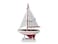 Hampton Nautical Pacific Sailer Red 9 Hampton Nautical Model Ship Fully Assembled Not a Kit