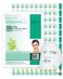 DERMAL Green Tea Collagen Essence Facial Mask Sheet 23g Pack of 100  Hydrating and Soothing for Sensitive Oily Skin Revitalize Dull Skin Daily Skin Treatment Solution Sheet Mask