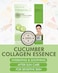DERMAL Cucumber Collagen Essence Facial Mask Sheet 23g Pack of 100  Soothing  Moisturizing Redness  Sunburn Relief Daily Skin Treatment Solution Sheet Mask