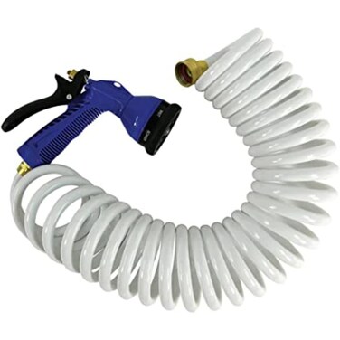 WHITE COILED HOSE WNOZ 15 WHITE