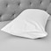 AllerEase Washable Hot Water Wash Pillow Protector 2 Pack White 2 Count