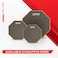 Evans RealFeel  Drum Practice Pad  Drum Pad  Drummer Practice Pad  Gum Rubber Single Sided Stand Mountable 6 Inch