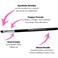 Thin Eyeliner Brush Winged Liner Brush  Beauty Junkees Precision Eyeliner Brush Tightline Angled Eye Liner Brush for Eyes Makeup Applicator Liquid Cream Powder Cake Eyebrow Cosmetics Synthetic