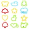 Kare  Kind Set of 20pcs Smart Dough Tools Kit with Models and Molds Animals Tractor Truck People