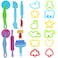 Kare  Kind Set of 20pcs Smart Dough Tools Kit with Models and Molds Animals Tractor Truck People