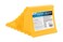 Camco 44432 Wheel Chock Without Rope Helps Keep Your Trailer or RV In Place Pack of 1  Yellow