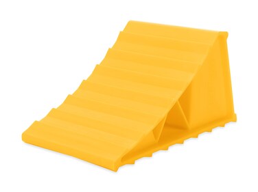 Camco 44432 Wheel Chock Without Rope Helps Keep Your Trailer or RV In Place Pack of 1  Yellow