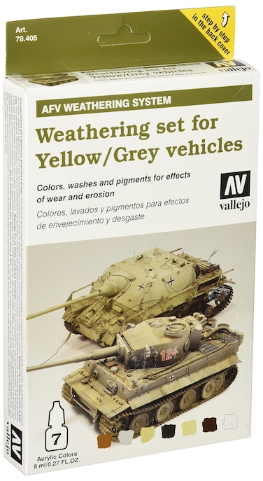 Vallejo AFV Weathering for Yellow and Grey Vehicles
