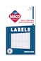 MACO White Rectangular MultiPurpose Labels 38 x 114 Inches 1000 Per Box MS620