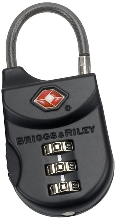 Briggs  Riley TSA Cable Lock Black One Size