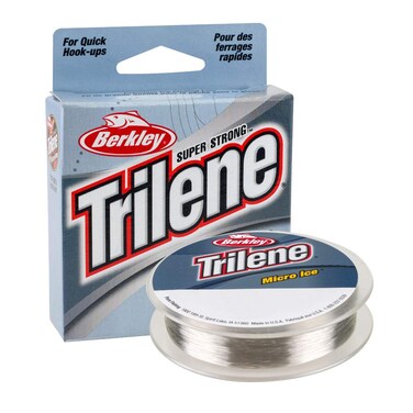 Berkley Trilene Micro Ice Clear Steel 2Pound Break Strength 110yd Monofilament Fishing Line Suitable for Freshwater Environments