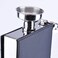 COSMOS Pack of 8 Stainless Steel Mini Hip Flask FunnelWine Pot Filler Mini Funnel x 8