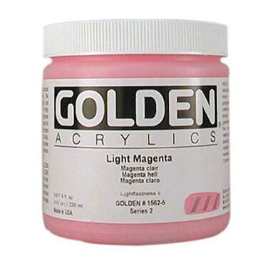 Heavy Body Acrylics by GOLDEN Carbon Black 8 fl oz Jar Professional Acrylic Paint Opaque