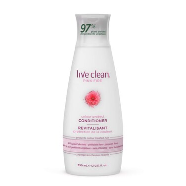 Live Clean Pink Fire Colour Protect Conditioner  12 Oz 350ml