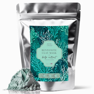 Wishful Parcel Bentonite Clay Powder Kelp MSM US Made Pore Cleansing Facial Mask AKA Indian Healing Clay Mask for Face 8 Oz