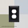 Franklin Brass 64218 Architectural Duplex Outlet Wall Plate Single Matte Black