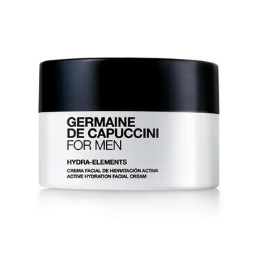 Germaine de Capuccini  FOR MEN  Hydra Elements Moisturizer  Moisturizer face cream for men  Formulated for men skin often aggravated by shaving  Active Hydration Facial Cream  17 oz