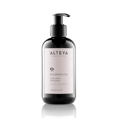 Alteya Organics Face Wash USDA Certified Organic Skin Care 85 Fl Oz250 mL Bio Damascena AwardWinning Face Cleanser With Organic Bulgarian Rose Oil Purifying Soothing and Beautifying