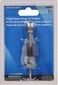 Hardware Essentials by Hillman 852924 Rigid Door Stops with Holder Satin Chrome White 1 Count Pack of 1