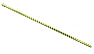 Westbrass D12003 38 x 20 Brass Bullnose Faucet Riser Supply Line Polished Brass