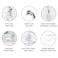 Zenna Home Zenna HomeOver The Shower 2 ShelvesWhite OverTheShowerhead Caddy 1 Shelf and Soap Dish White
