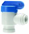 John Guest 38 Inch OD Tube Size x 14 Inch NPTF Speedfit to Female Shut Off Valve Push to Connect Plastic Plumbing Fitting PPSV501222WP