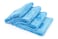 The Rag Company  Eagle Edgeless 500 4Pack Professional Korean 7030 Blend Super Plush Microfiber Detailing Towels 500GSM 16in x 16in Blue