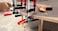 Bessey KT51CP Edge clamp with wooden handle BlackRedSilver