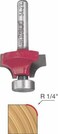 Freud 34210 14Inch Radius Rounding Over Router Bit with Solid Pilot  14Inch Shank