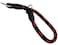 Dogs My Love Round Braided Rope Nylon Choke Dog Collar with Sliding Stopper 20 Long 03 Diam 8mm RedBlack