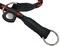 Dogs My Love Round Braided Rope Nylon Choke Dog Collar with Sliding Stopper 20 Long 03 Diam 8mm RedBlack