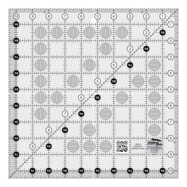 Creative Grids Square Quilt Ruler 1012in x 1012in  CGR10