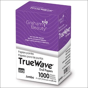 Graham Beauty Salon Truewave Jumbo End Paper 1000 Pack  HC26067