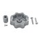 Danco Outdoor Faucet Water Spigot Handle  Hose Bibb Round Wheel Handle Replacement  Includes Screws  Metal 10006 SilverPewter125L x 375W