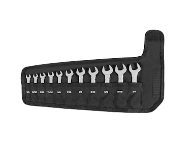 TEKTON Stubby Combination Wrench Set with Pouch 11Piece 1434 in  WCB94401