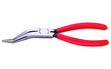 KNIPEX  38 81 200 A Tools  Long Nose Pliers Without Cutter Double Angled 3881200A