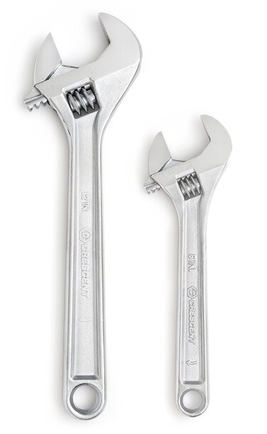 Crescent 2 Piece Adjustable Wrench Set 8  12  AC2812VS