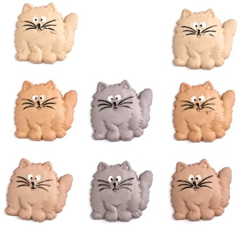 Jesse James 1Pack Dress It Up Button Fun Collection 5830 Fat Cats 58301P