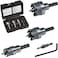 Klein Tools 31872 Heavy Duty Hole Saw Kit Includes Carbide Hole Cutters and Pilot Bit in RustProof Molded Plastic Case 4Piece