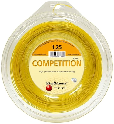 Kirschbaum Reel Competition Tennis String 125mm17Gauge Yellow