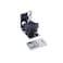 Perko 0719DP0CHR ChromePlated Removable Angled Fastener with Black Polymer Knob