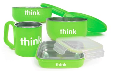 Thinkbaby Complete BPA Free Feeding Set Light Green