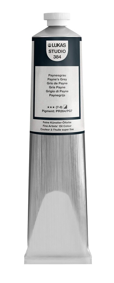 Lukas Studio Oil 200 ml Premium Quality Oil Paint Paynes Grey