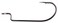 Owner Silver Offset Shank Wide Gap Worm Hook 50 Silver