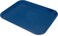 Carlisle FoodService Products Cafe Fast Food Cafeteria Tray with Patterned Surface for Cafeterias Fast Food And Dining Room Plastic 1787 X 14 X 098 Inches Blue Pack of 12