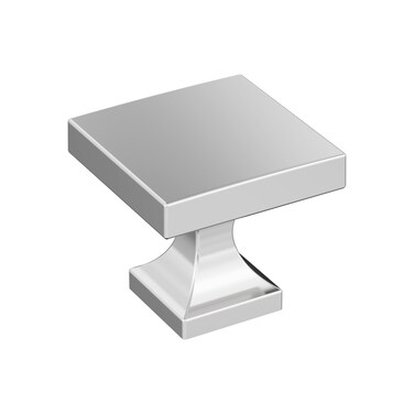 Amerock 10BX3702426  Polished Chrome Cabinet Knob  1116 inch 27mm Length  10 Pack  Pedestal  Furniture Hardware